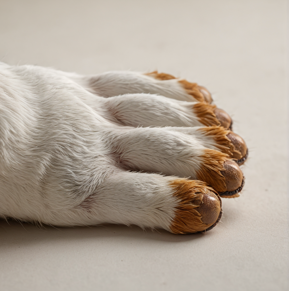 Чешуйки на лапах Jack Russell Terrier весной: как лечить